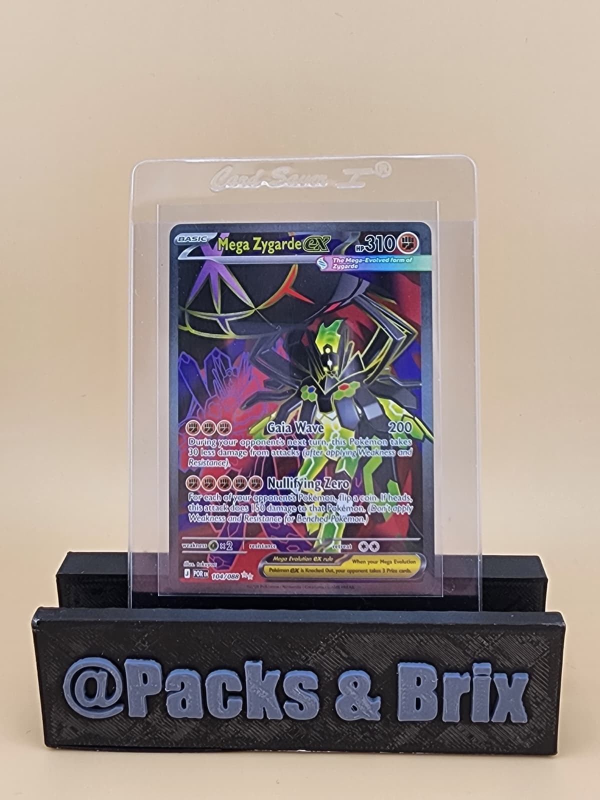 Mega Zygarde ex 104/088 Me03: Perfect Order Holo Near Mint (NM)