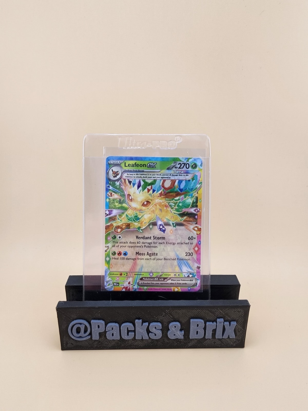 Leafeon ex 006/131 Prismatic Evolutions Holo