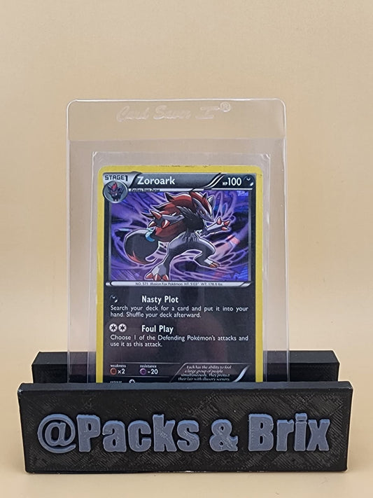 Zoroark - (Cracked Ice Holo) 071/114 Blister Exclusives Moderately Played MP
