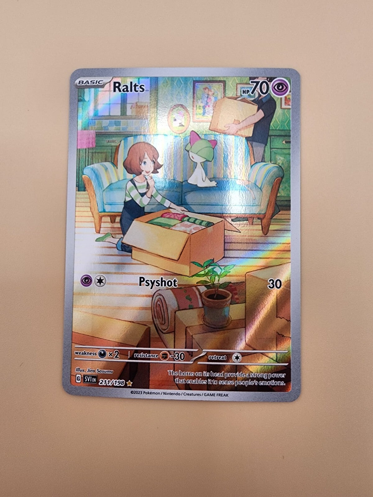 Ralts 211/198 Sv01: Scarlet & Violet Base Set Holo NM