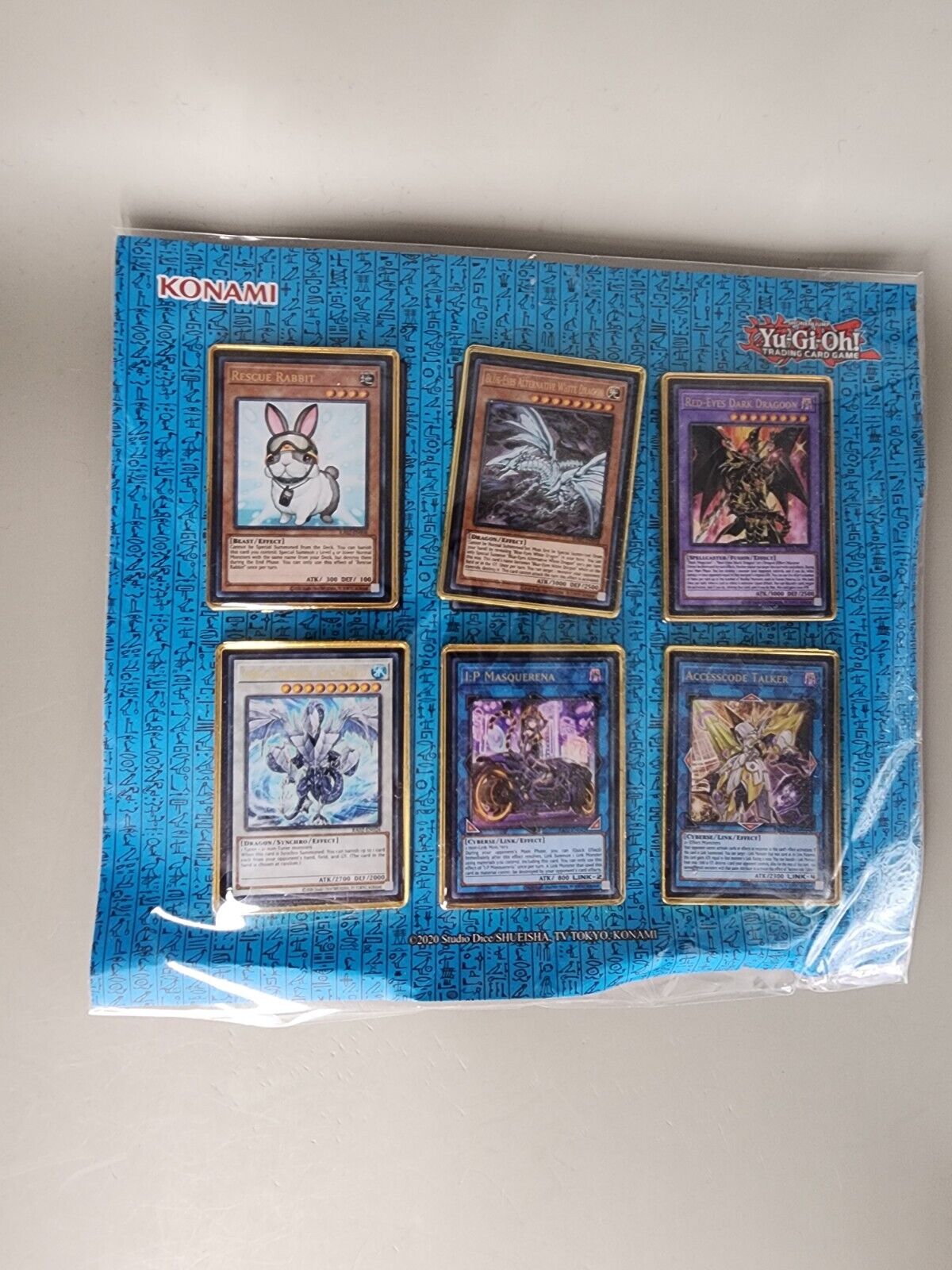 Yu-Gi-Oh! TCG Pins - 25th Anniversary Blue Set - 6 Pin Set