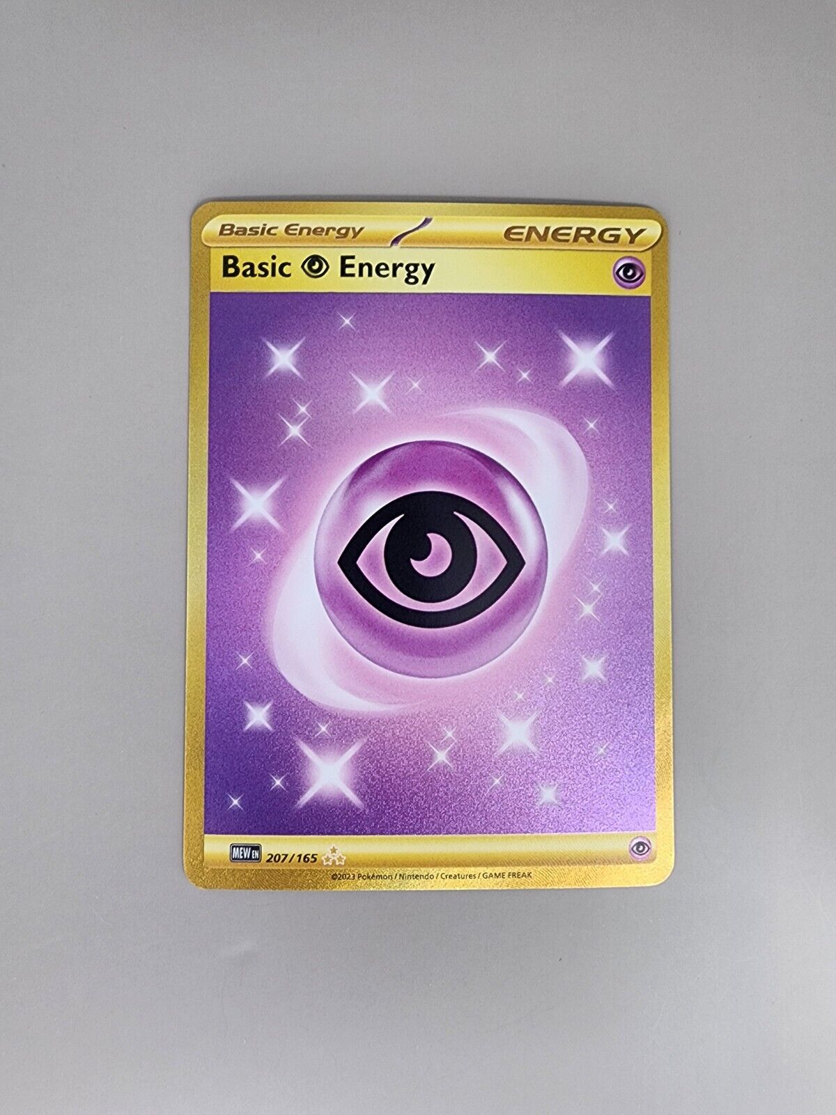 Pokémon TCG Basic Psychic Energy Scarlet & Violet-151 207/165 Holo Hyper Rare