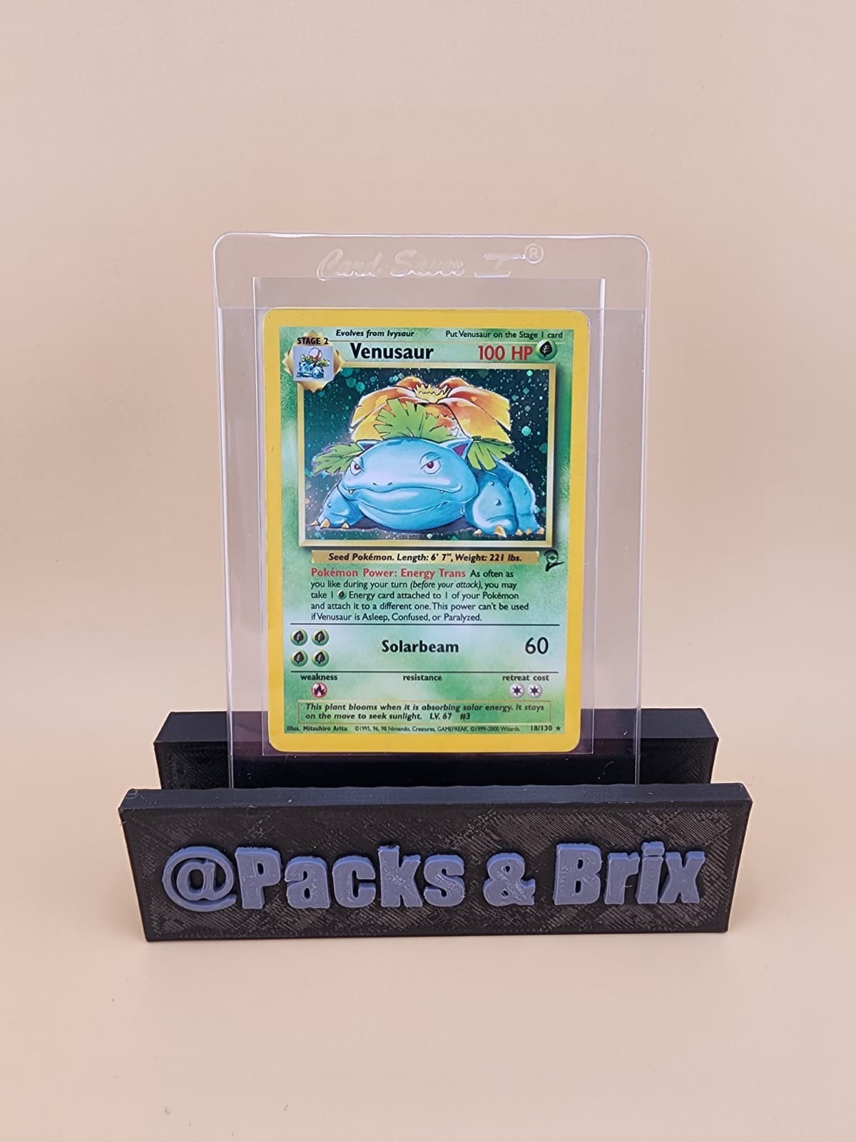 Venusaur 018/130 Base Set 2 Holo Heavilly Played (HP)