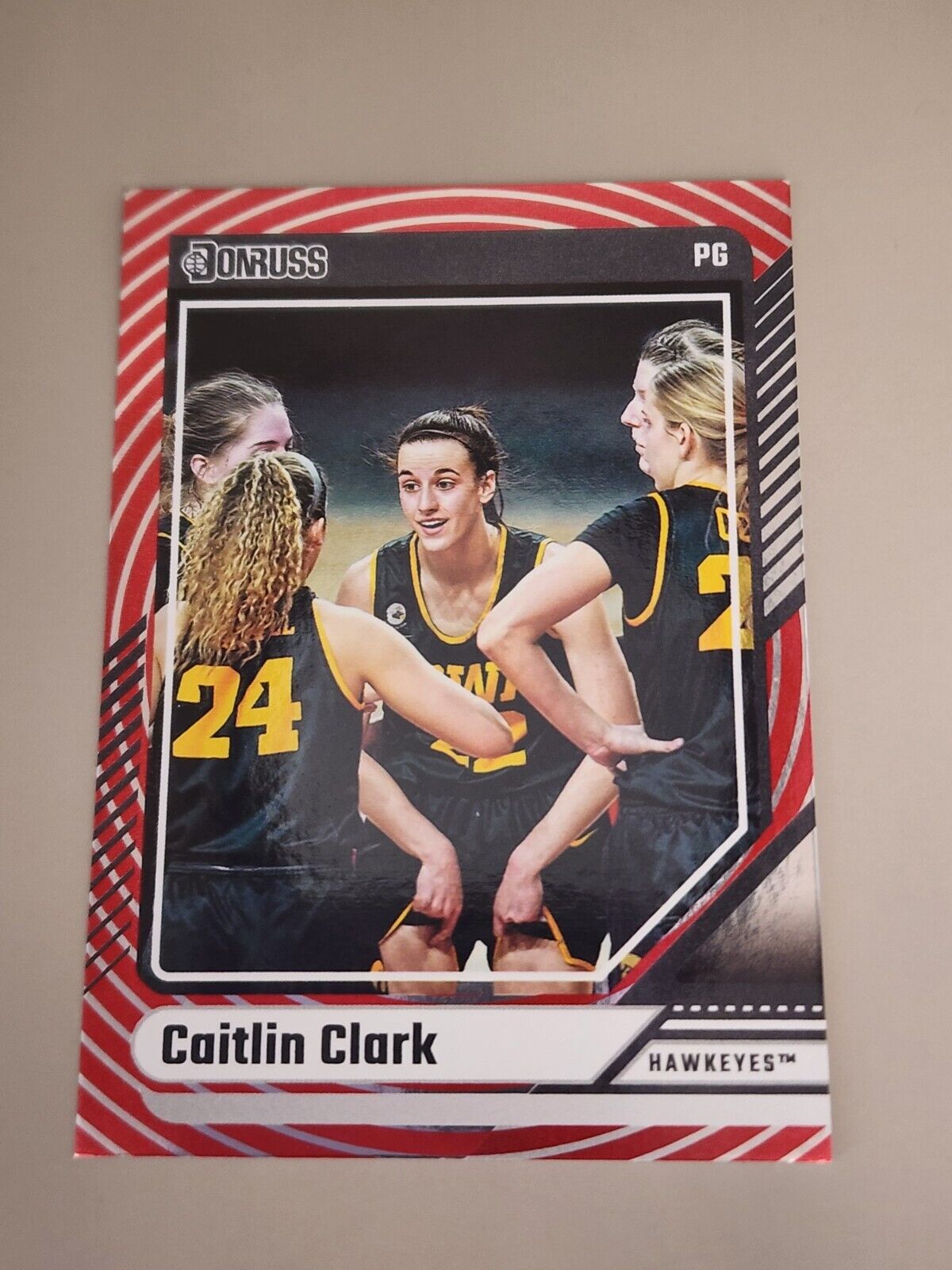 2024 Panini Caitlin Clark Collection Target Red Foil #2