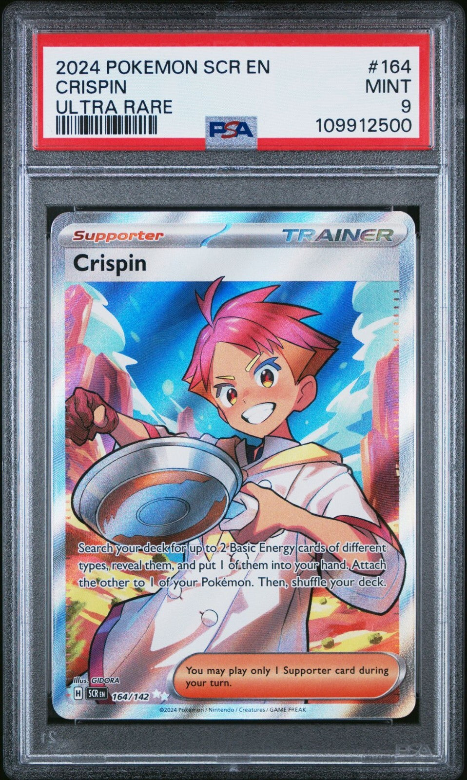 Crispin 164/142 Sv07: Stellar Crown Holo PSA 9