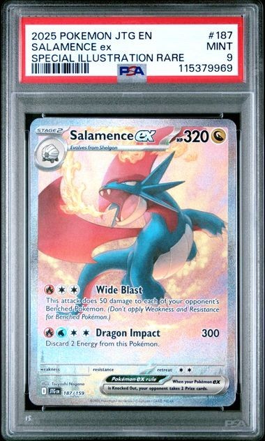 Salamence ex 187/159 Sv09: Journey Together Holo PSA 9