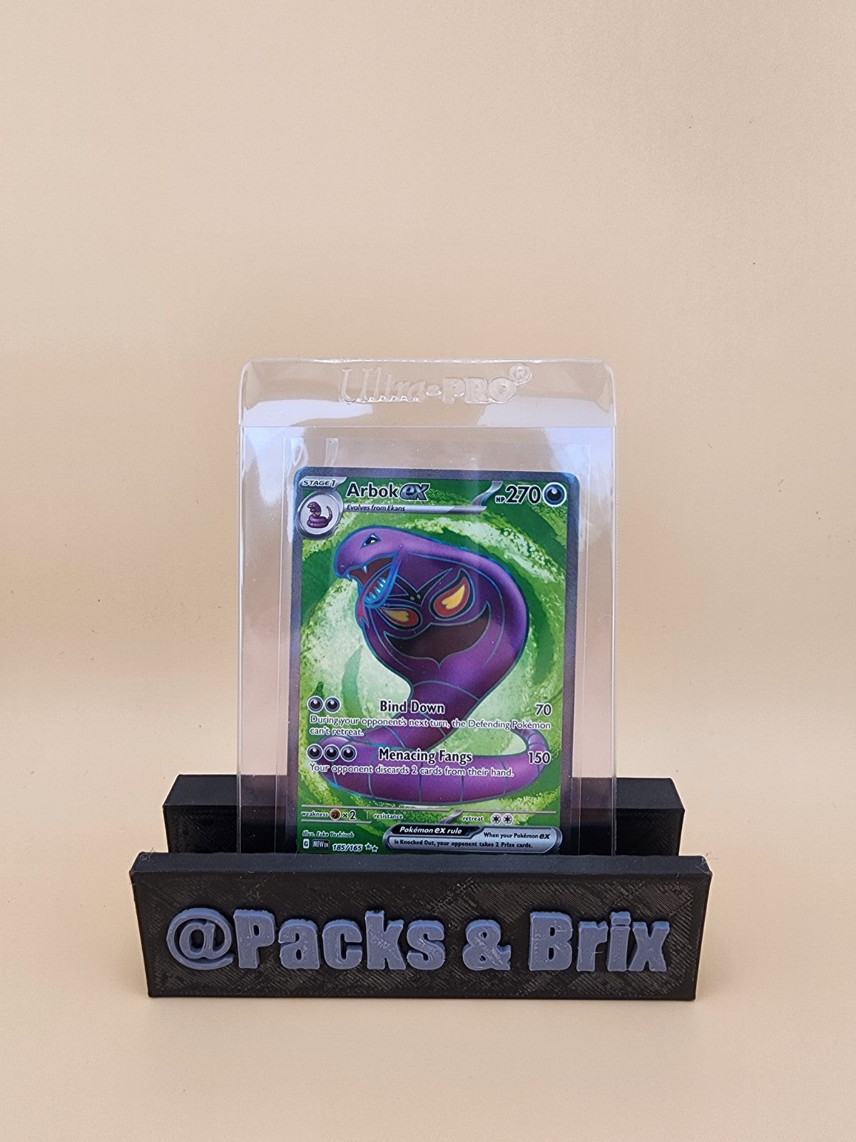 Arbok ex 185/165 Sv: Scarlet & Violet 151 Holo NM