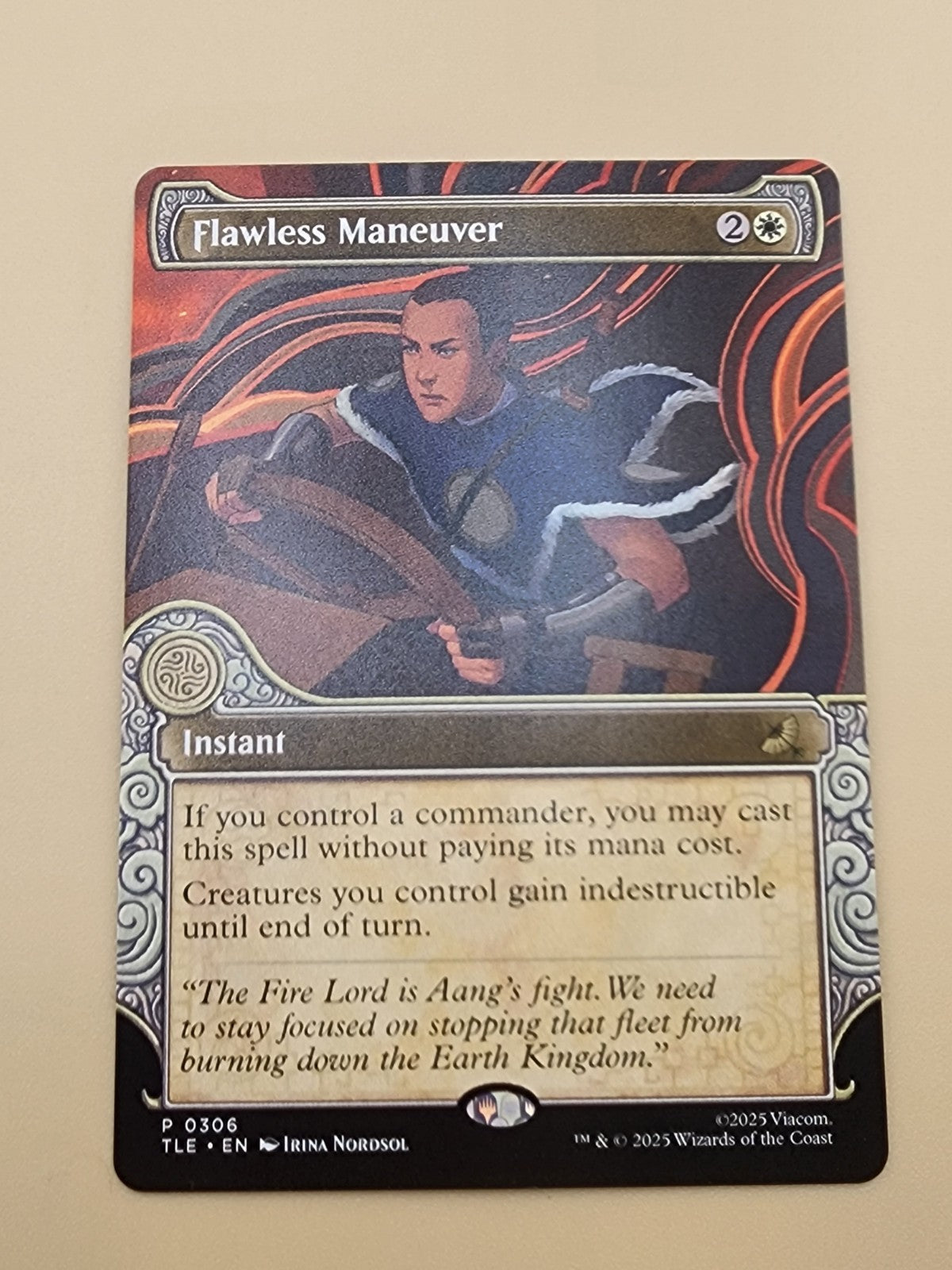 FLAWLESS MANEUVER (SHOWCASE) Avatar: The Last Airbender Eternal Magic MTG CARD