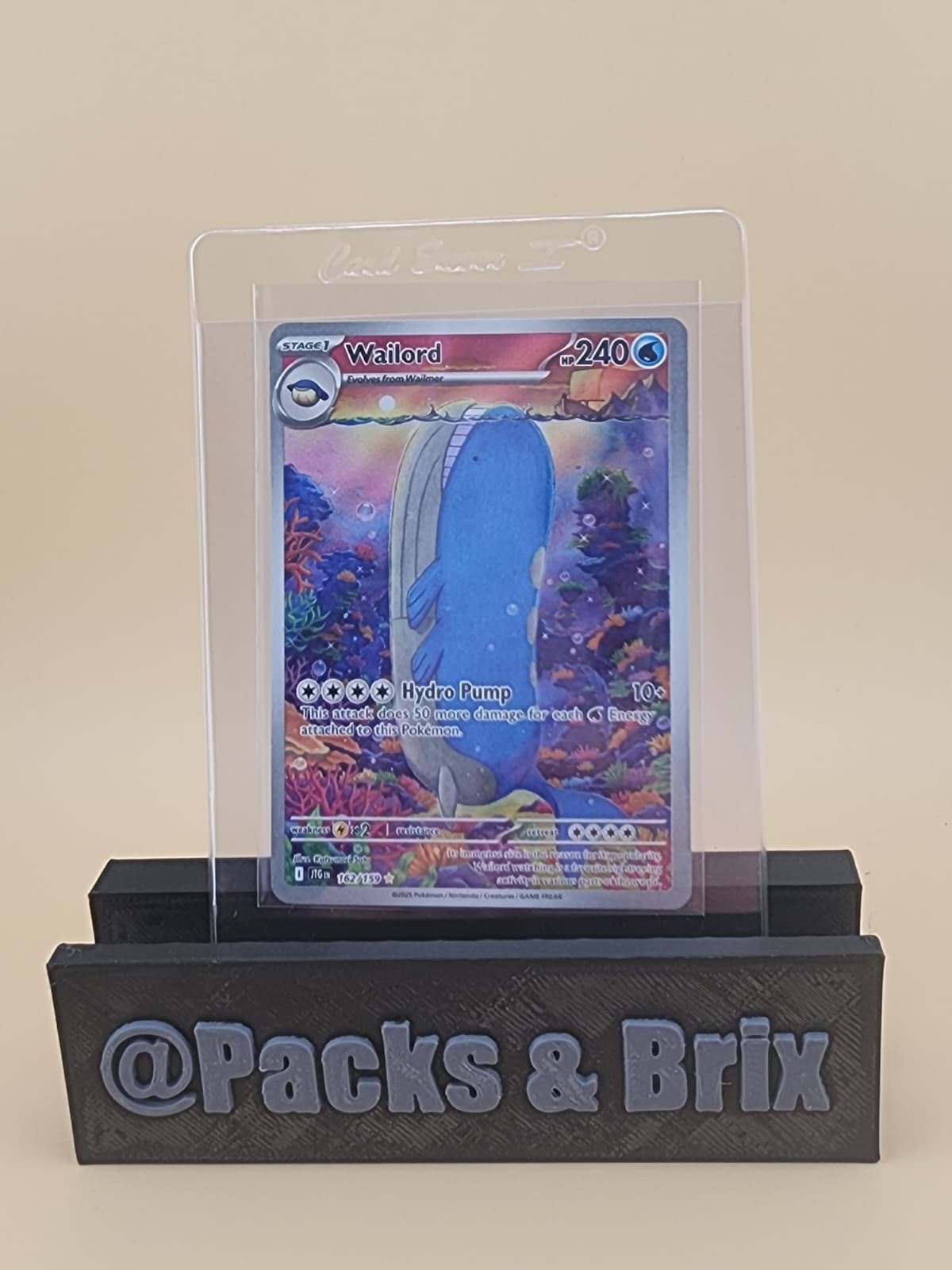 Wailord 162/159 Sv09: Journey Together Holob Near Mint (NM)