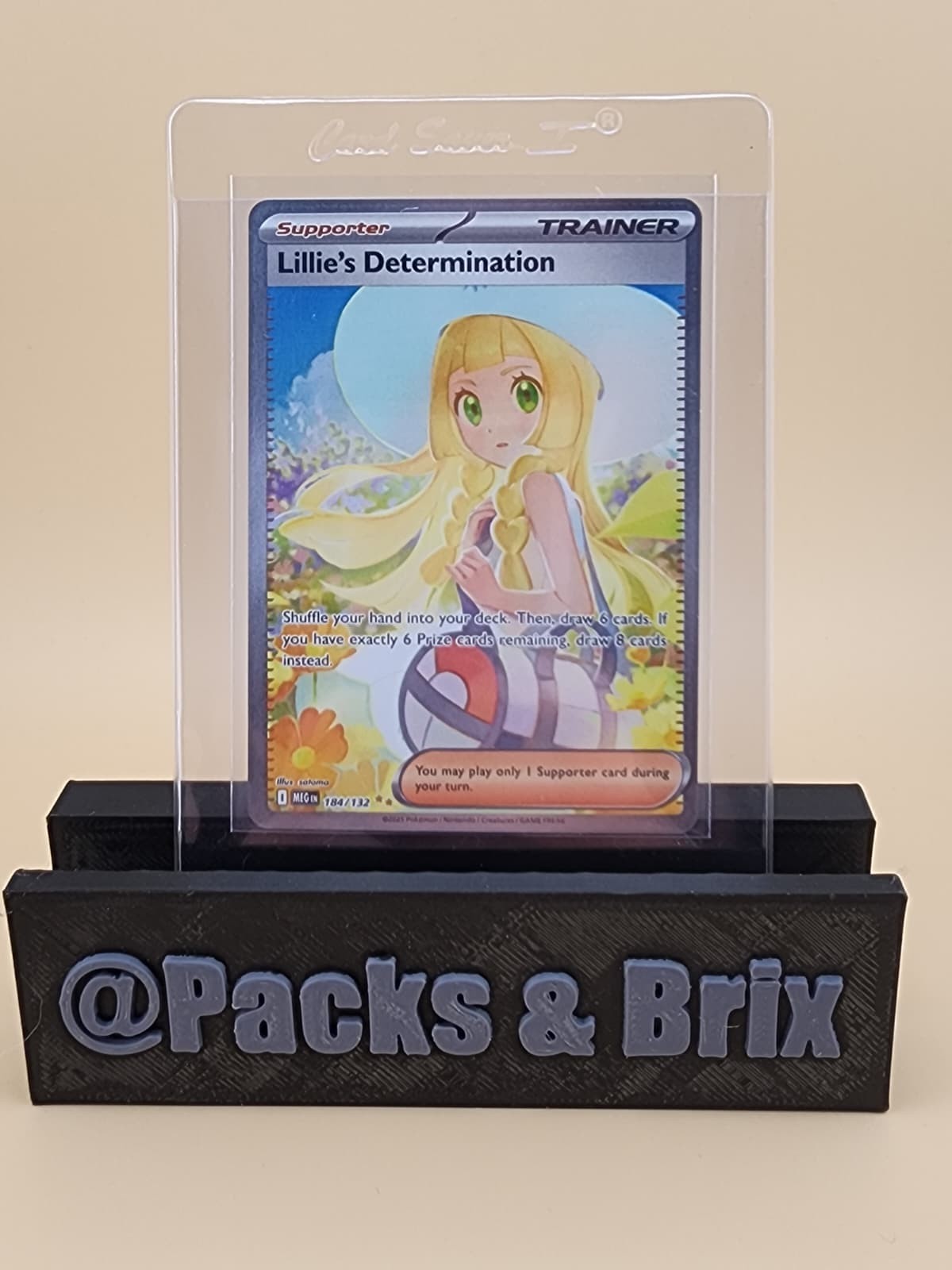 Lillie's Determination 184/132 Me01: Mega Evolution Holo Near Mint (NM)