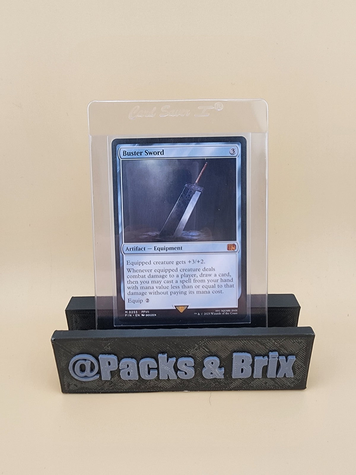 Buster Sword 0255 Final Fantasy FF MTG Magic The Gathering Card LP
