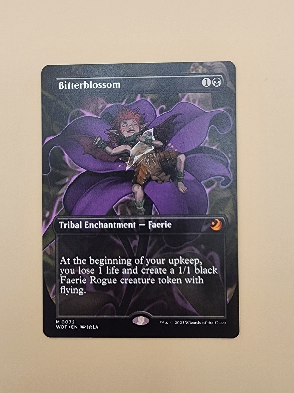 Bitterblossom - 72 Borderless Art WOT Enchanting Tales MTG Magic NM