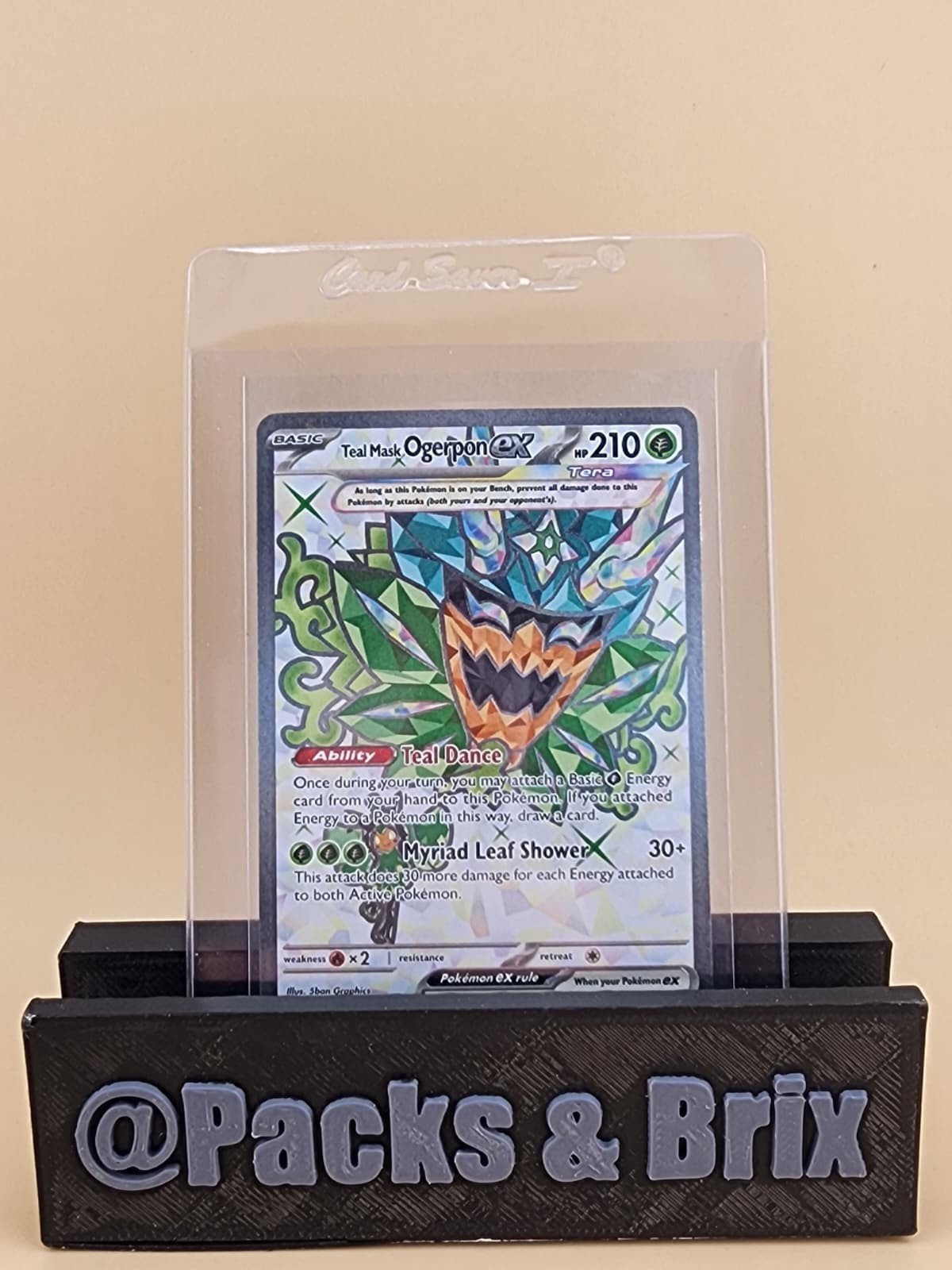 Teal Mask Ogerpon ex 166 Sv: Scarlet & Violet Promo Cards Holo Near Mint (NM)