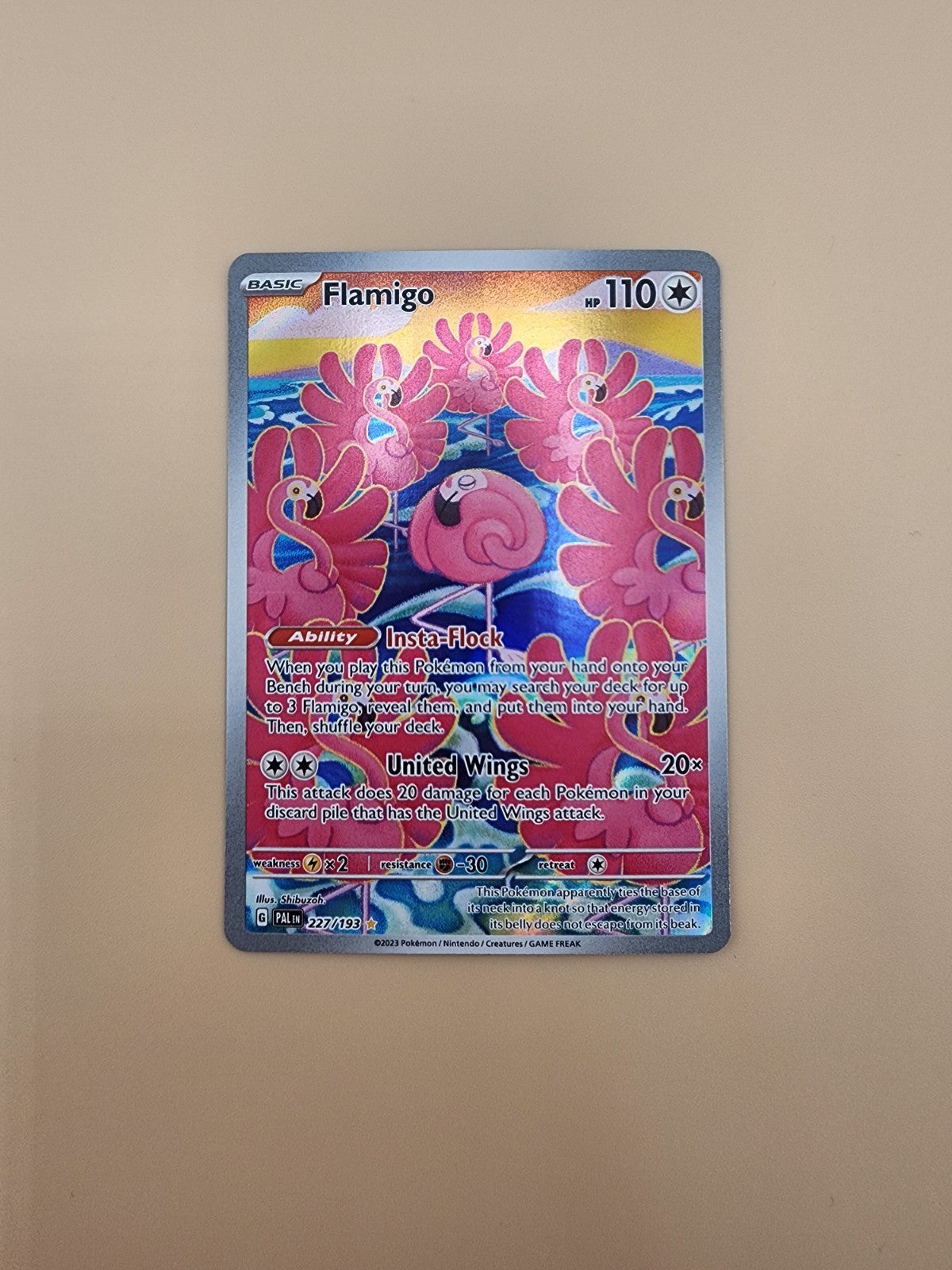 Flamigo 227/193 Sv02: Paldea Evolved Holo NM