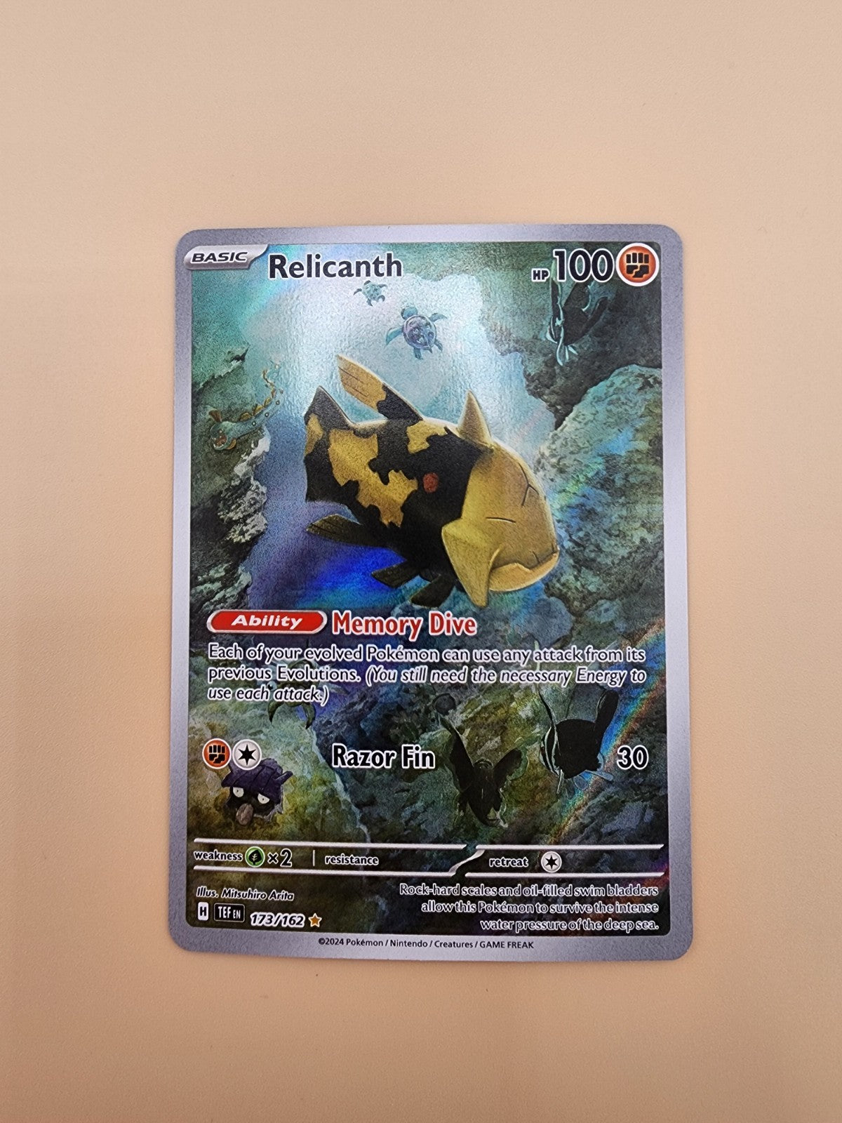 Relicanth 173/162 Sv05: Temporal Forces Holo