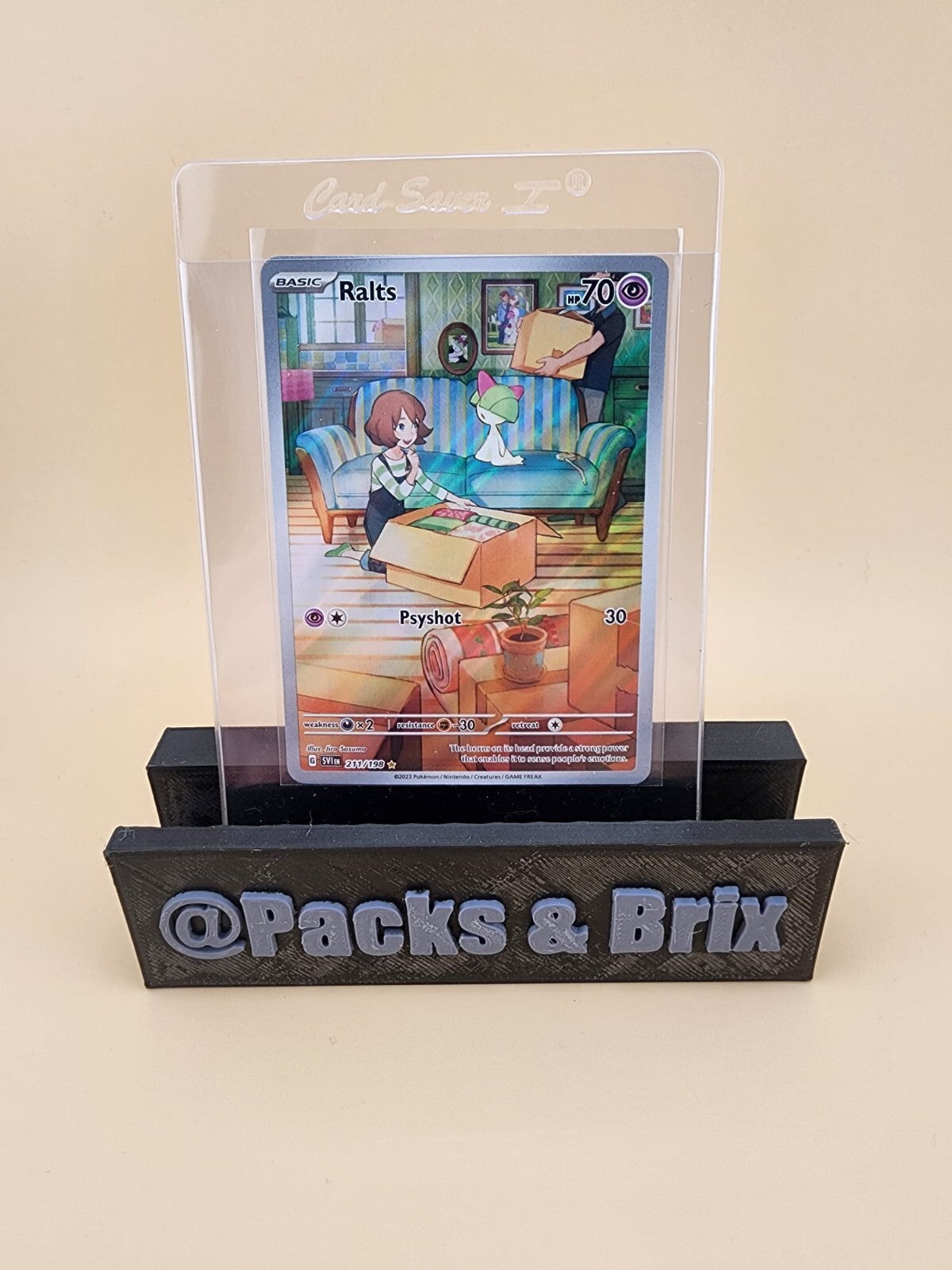 Ralts 211/198 Sv01: Scarlet & Violet Base Set Holo NM