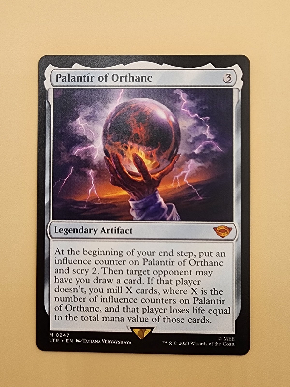 Palantir of Orthanc Universes Beyond: the Lord of the Rings 0247