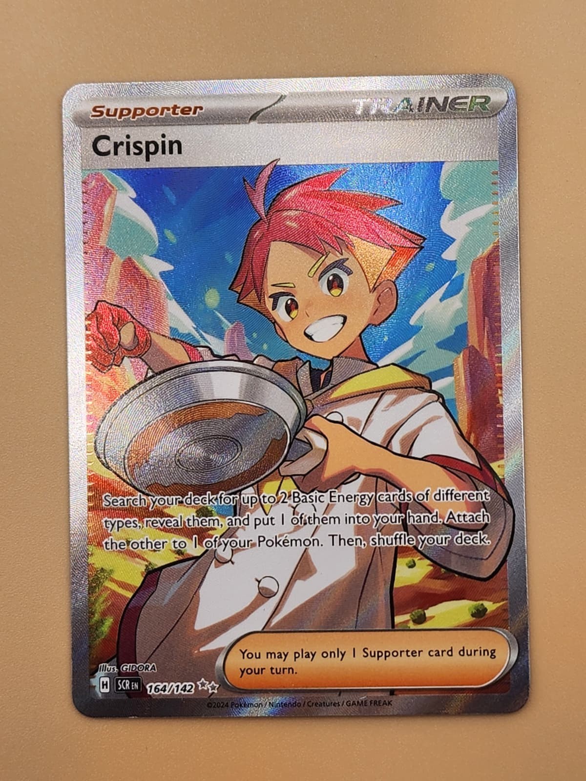 Crispin 164/142 Sv07: Stellar Crown Holo Near Mint NM