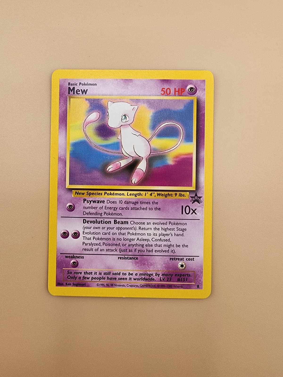 Mew - 8 Wotc Promo Regular Lightly PLayed (LP)