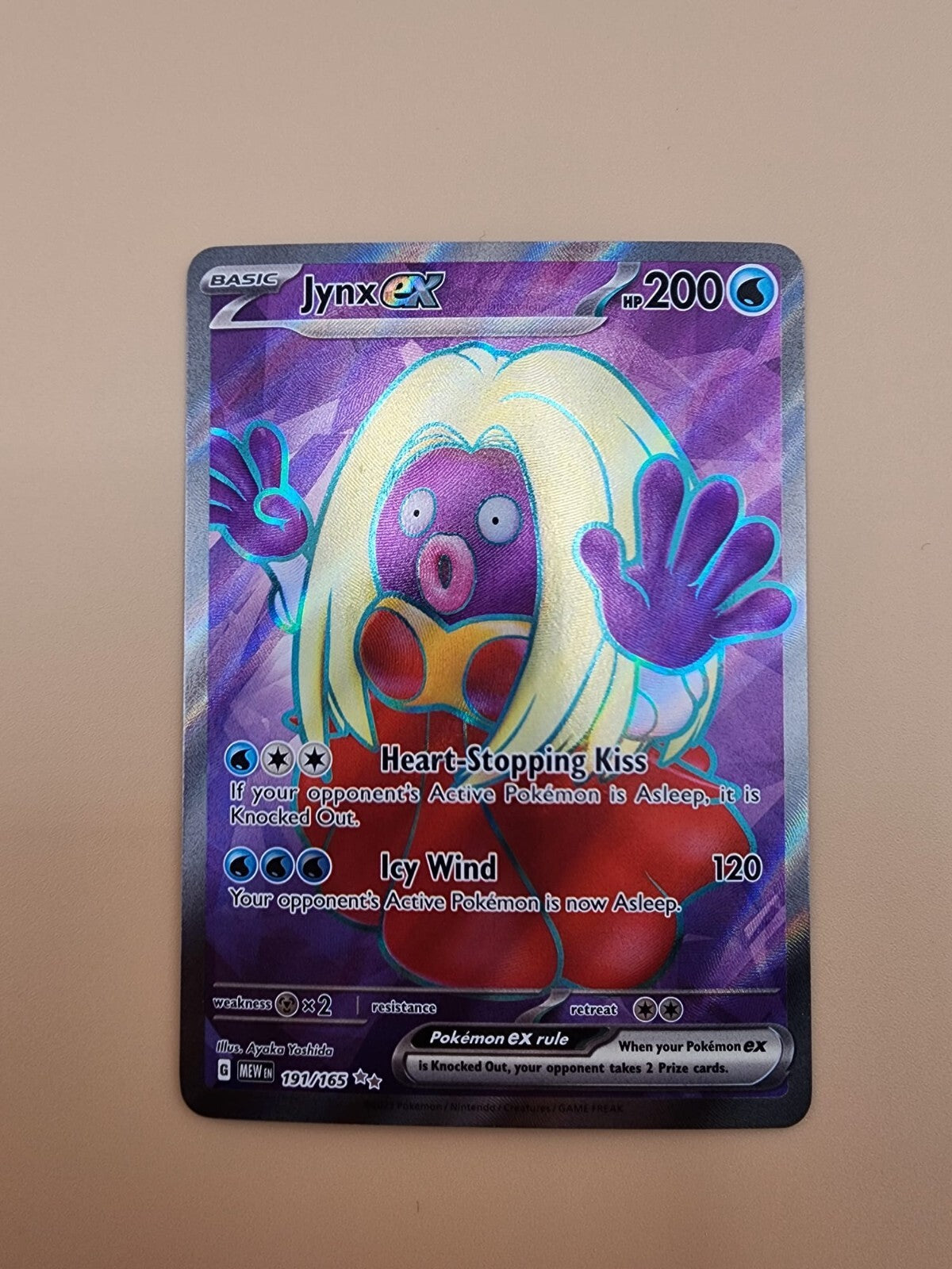 Jynx ex 191/165 Sv: Scarlet & Violet 151 Holo Near Mint (NM)