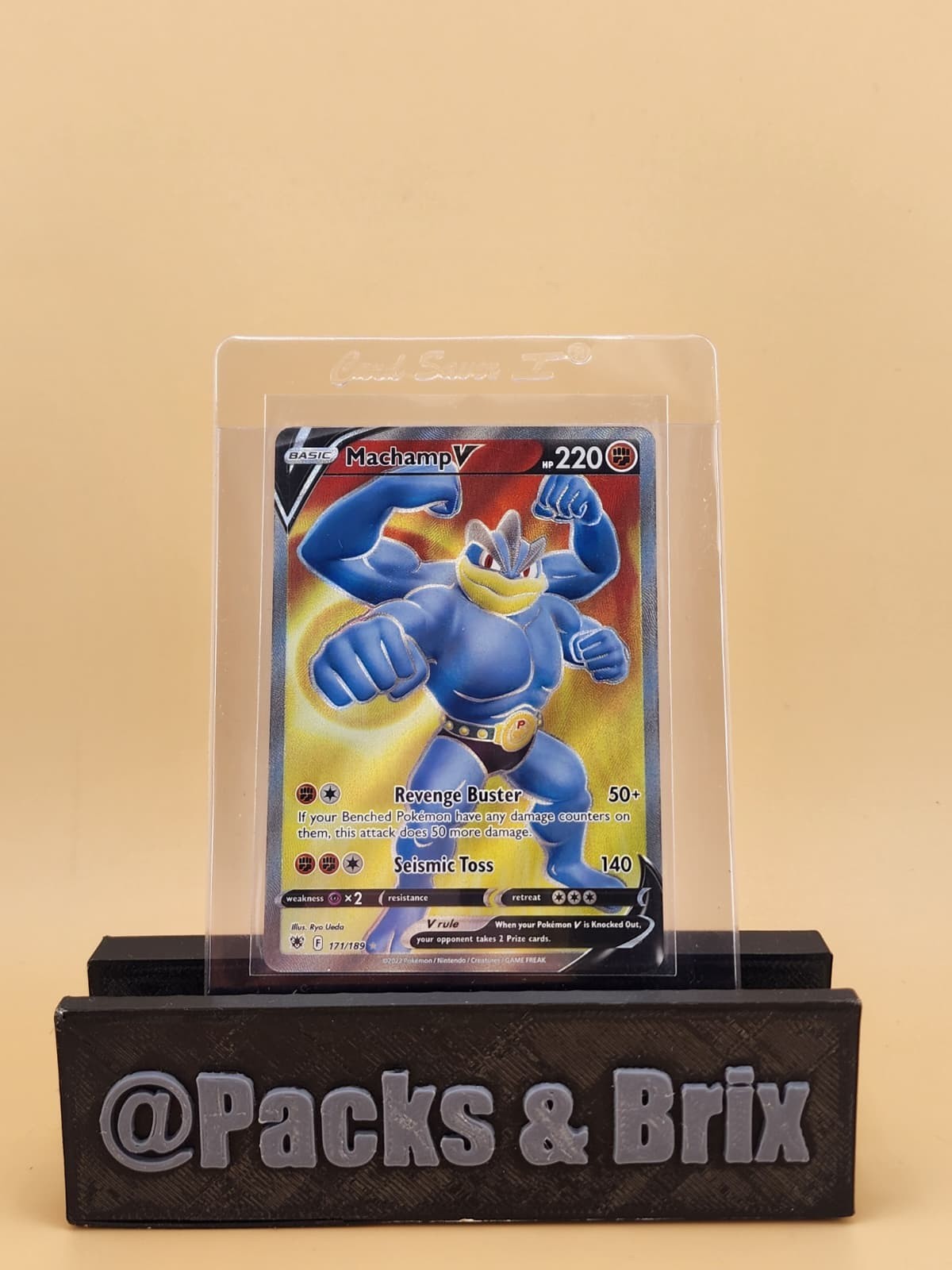 Machamp V (Full Art) 171/189 Swsh10: Astral Radiance Holo Near Mint NM