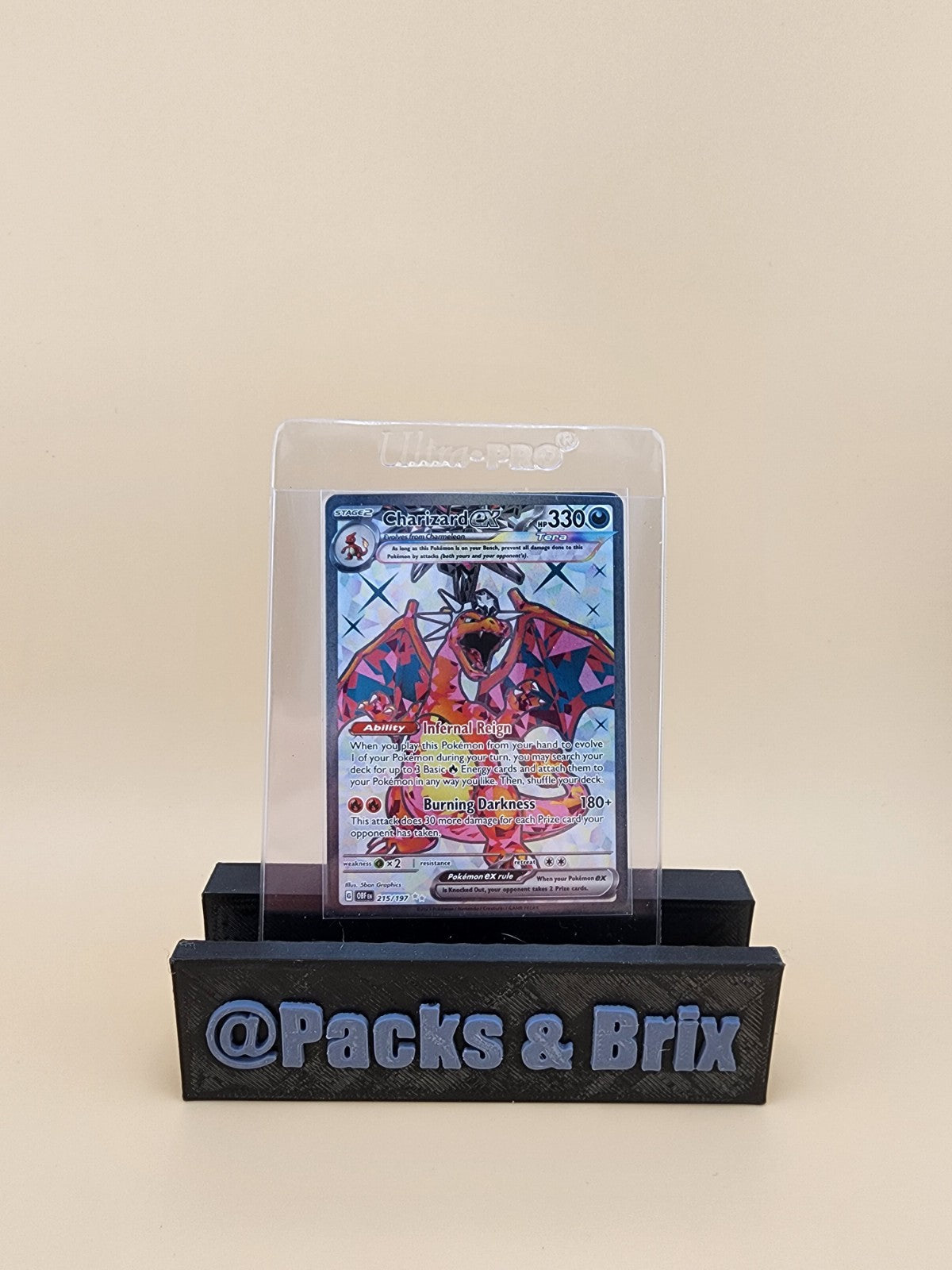 Charizard ex 215/197 Sv03: Obsidian Flames Holo
