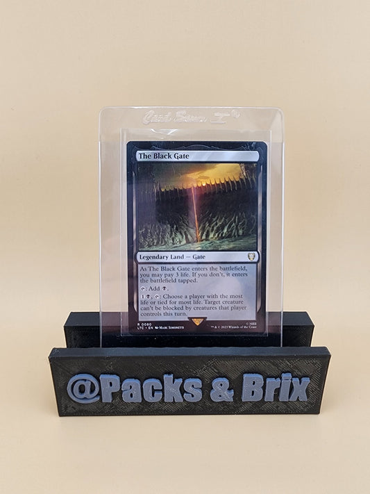 The Black Gate 0080 Non Foil Rare LOTR Commander MTG Near Mint NM