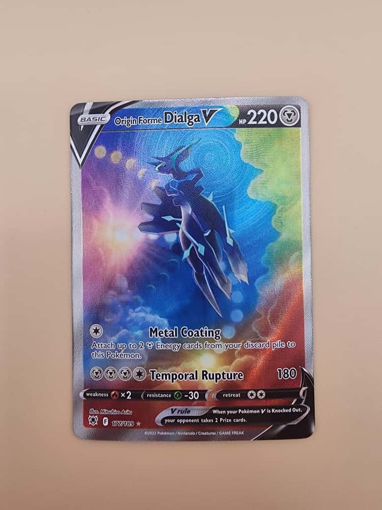 Origin Forme Dialga V (Alternate Full Art) 177/189 Near Mint (NM)