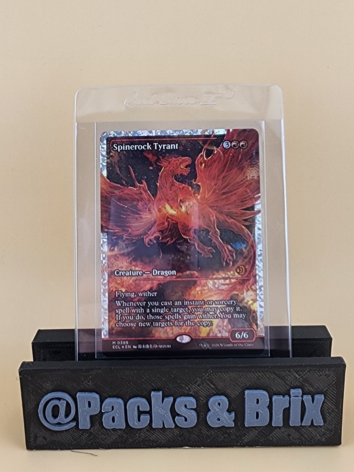 Spinerock Tyrant (0399) (Showcase) (Fracture Foil) Lorwyn Eclipsed Foil