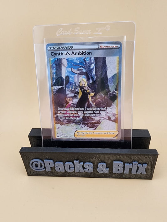 Cynthia's Ambition GG60/GG70 Crown Zenith: Galarian Gallery Holo Near Mint (NM)