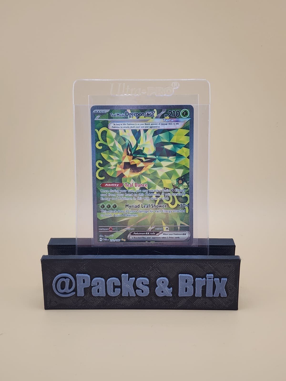 Teal Mask Ogerpon ex 211/167 Sv06: Twilight Masquerade Holo LP