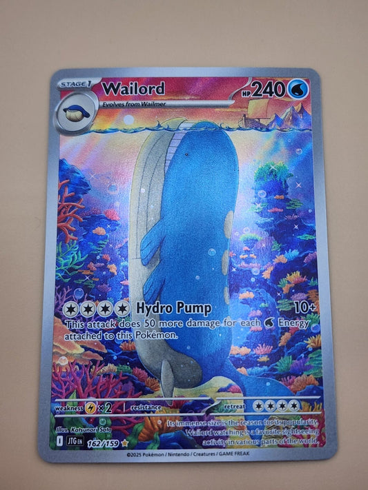 Wailord 162/159 Sv09: Journey Together Holo NM
