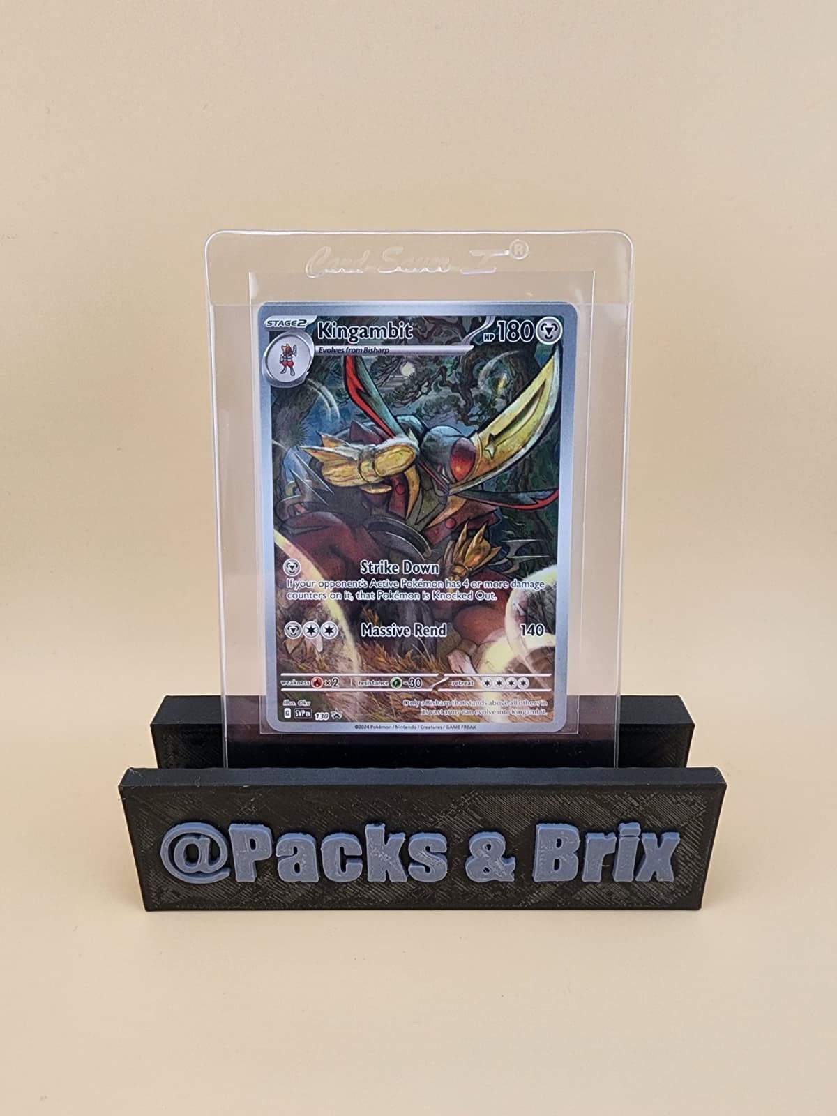 Kingambit 130 Sv: Scarlet & Violet Promo Cards Holo Near Mint (NM)