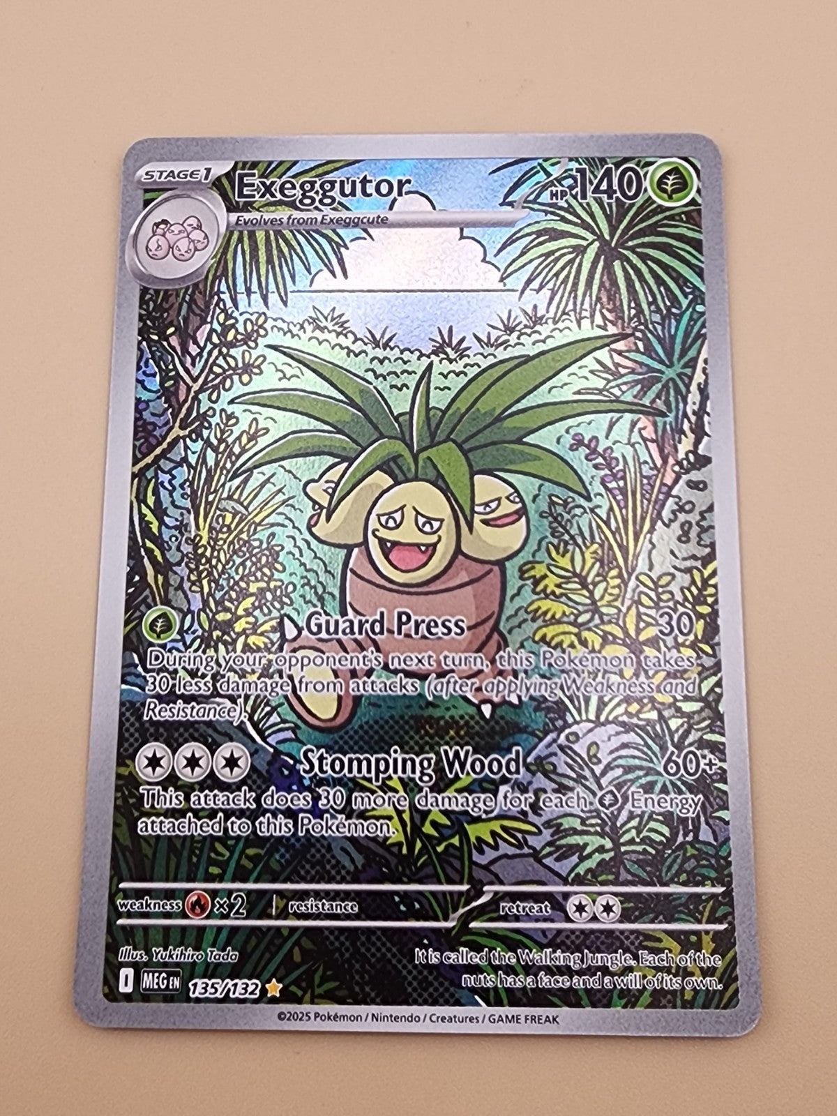 Exeggutor 135/132 Me01: Mega Evolution Holo Near Mint (NM)