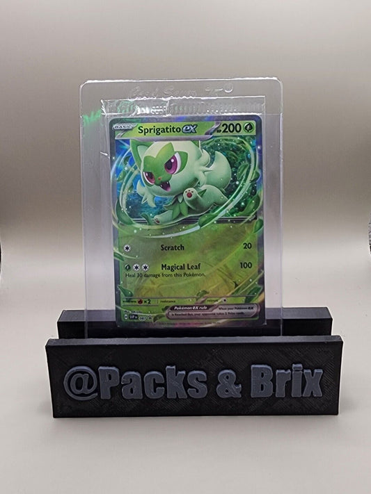 2024 Pokemon S&V Paldea Adventure Chest Sprigatito EX Black Star Promo 87 Art