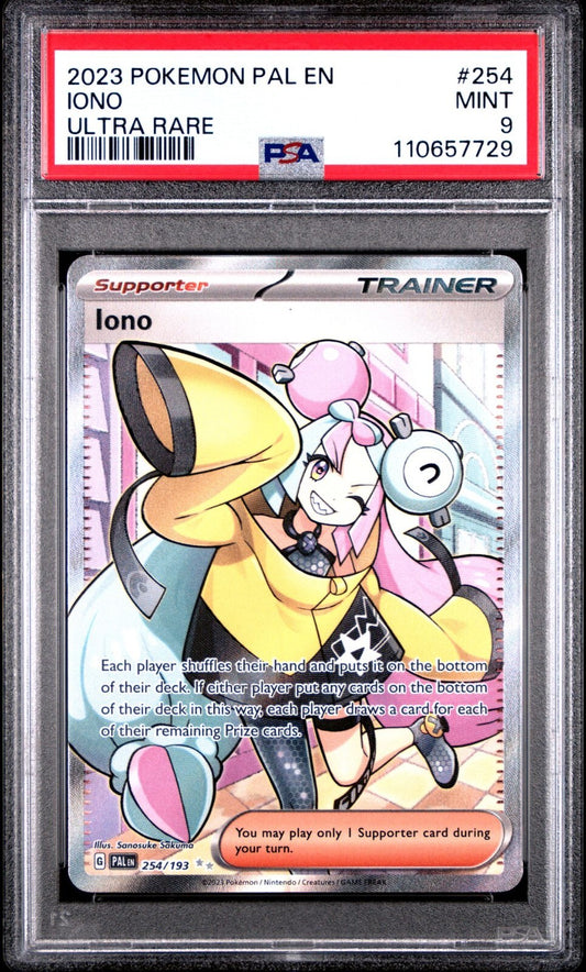 Iono 254/193 Sv02: Paldea Evolved Holo PSA 9