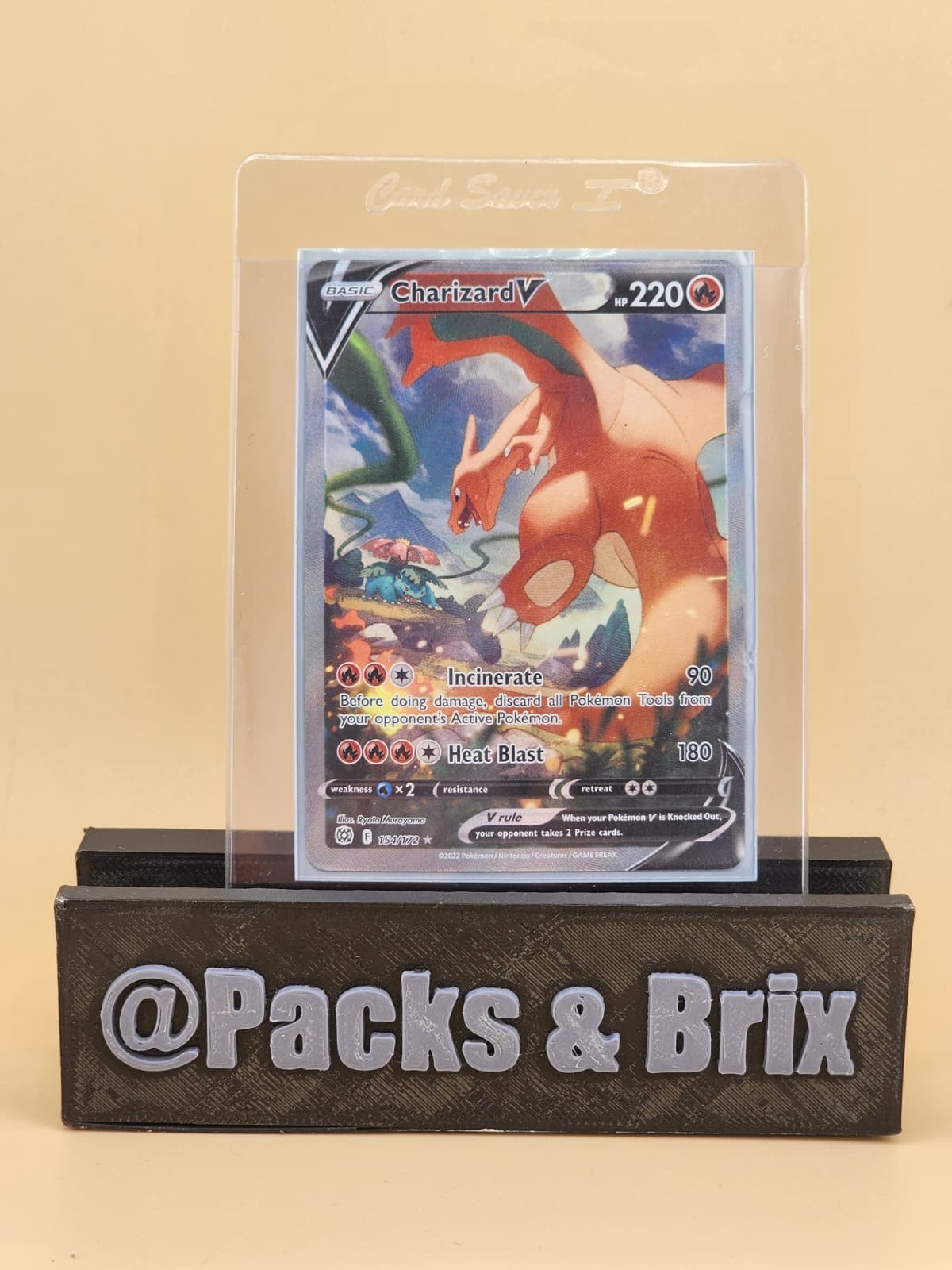 Charizard V (Alternate Full Art) 154/172 Swsh09: Lightly Played LP