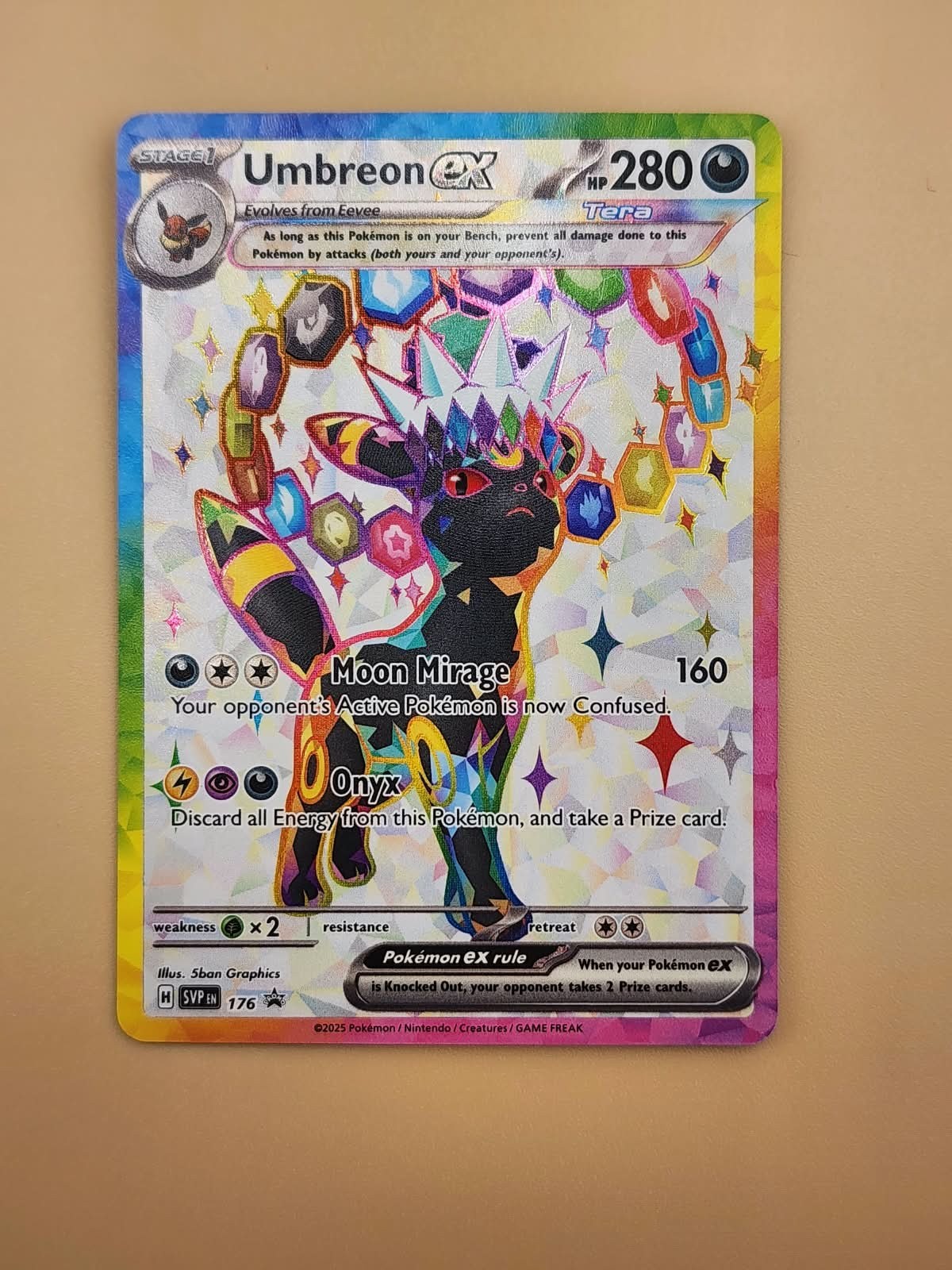 Umbreon ex 176 Sv: Scarlet & Violet Promo Cards Holo Near Mint NM