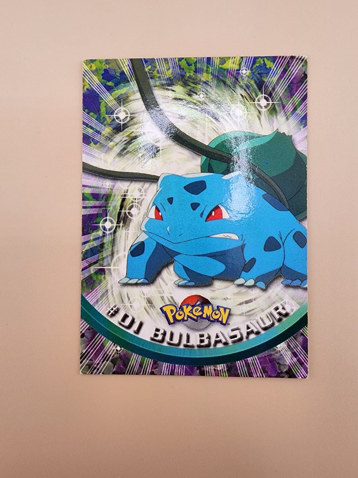 Pokemon Topps Chrome Bulbasaur Holo #01 TCG LP Near Mint (NM)