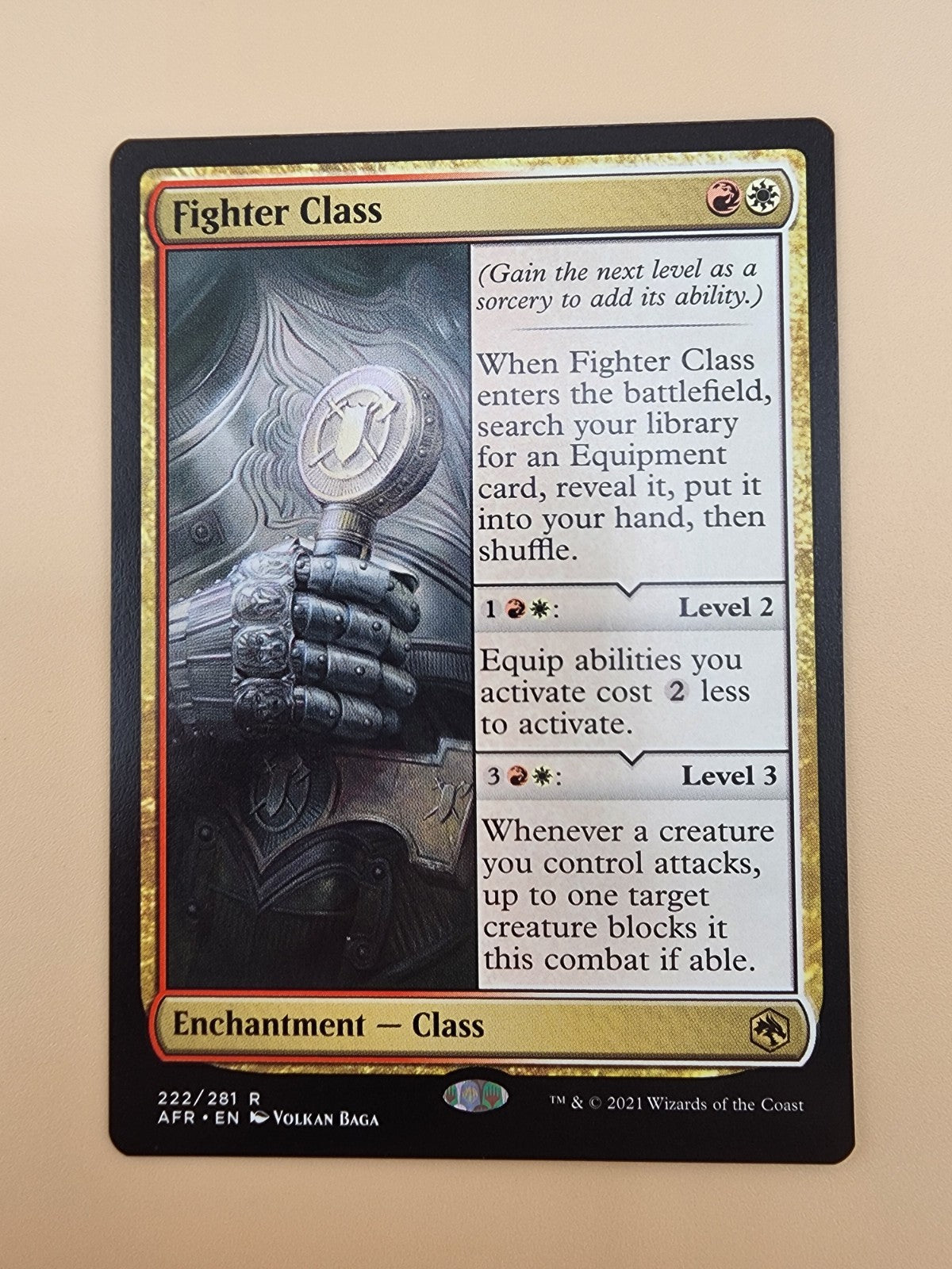 MTG Fighter Class 222/281 Adventures in the Forgotten Realms - MTG - NM