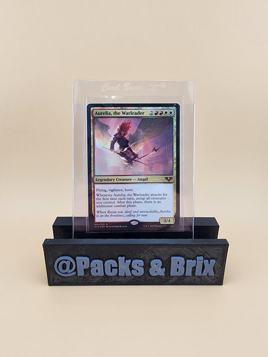 Aurelia, the Warleader - Foil - From The Vault: Angels - Light Play - MTG LP