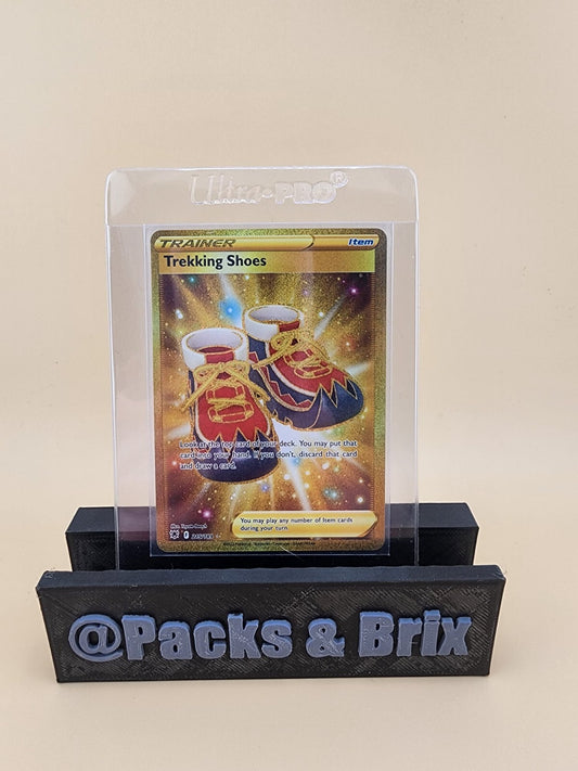 Trekking Shoes Secret Rare 215/189 Pokemon Astral Radiance Gold Full Art Holo NM