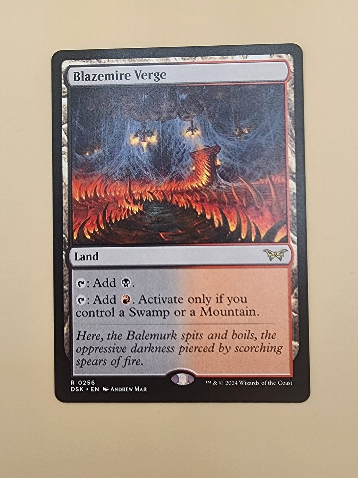 Blazemire Verge Duskmourn: House of Horror Regular