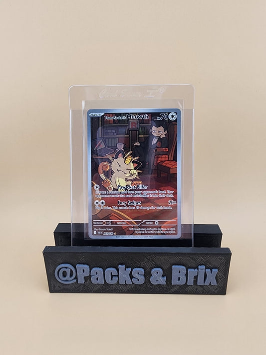 Team Rocket's Meowth 203/182 Sv10: Destined Rivals Holo Near Mint (NM)