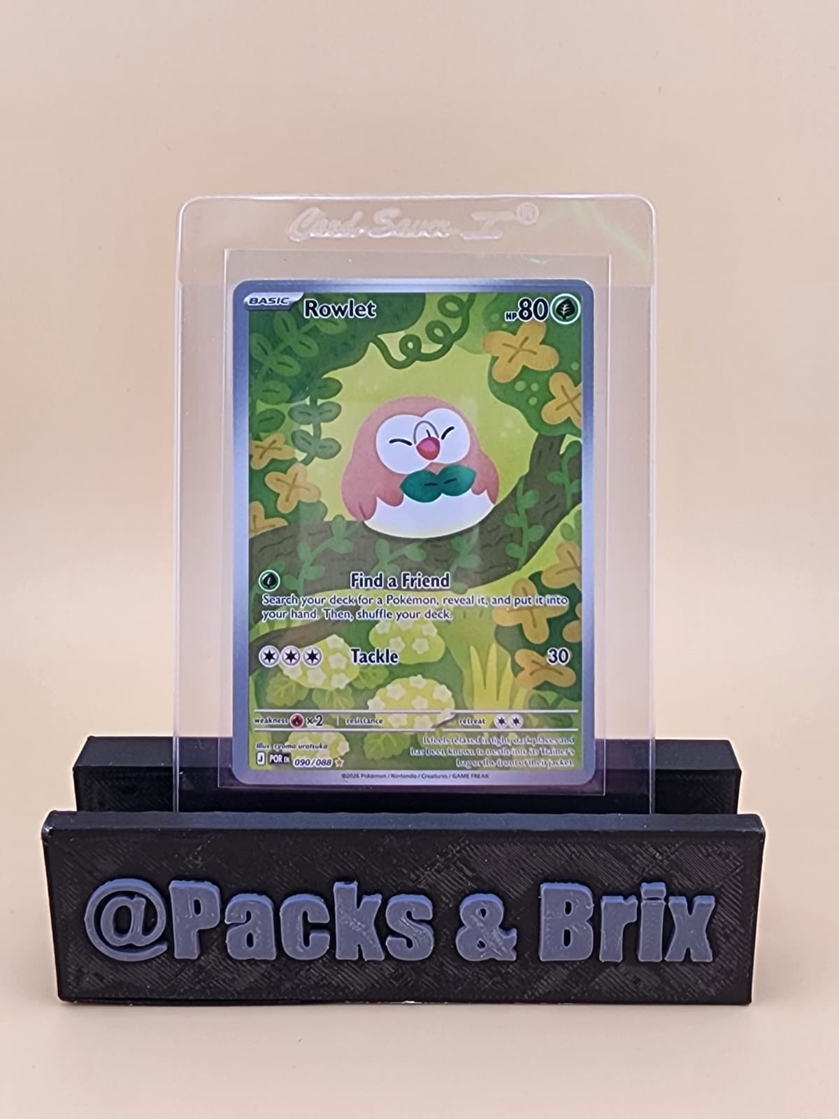 Rowlet 090/088 Me03: Perfect Order Holo Near Mint (NM)