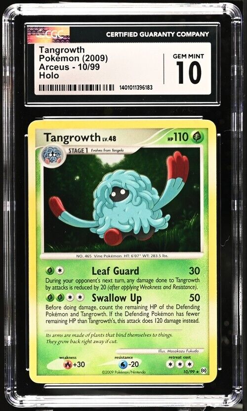 Pokemon Tangrowth 10/99 Holo Platinum Arceus - CGC 10 Gem Mint