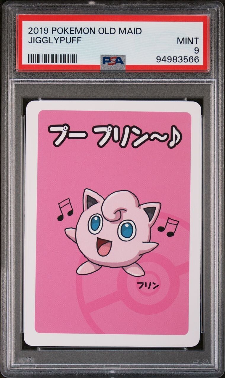 PSA 9 Jigglypuff Pokemon Japanese Old Maid Card Deck Babanuki Gem MInt