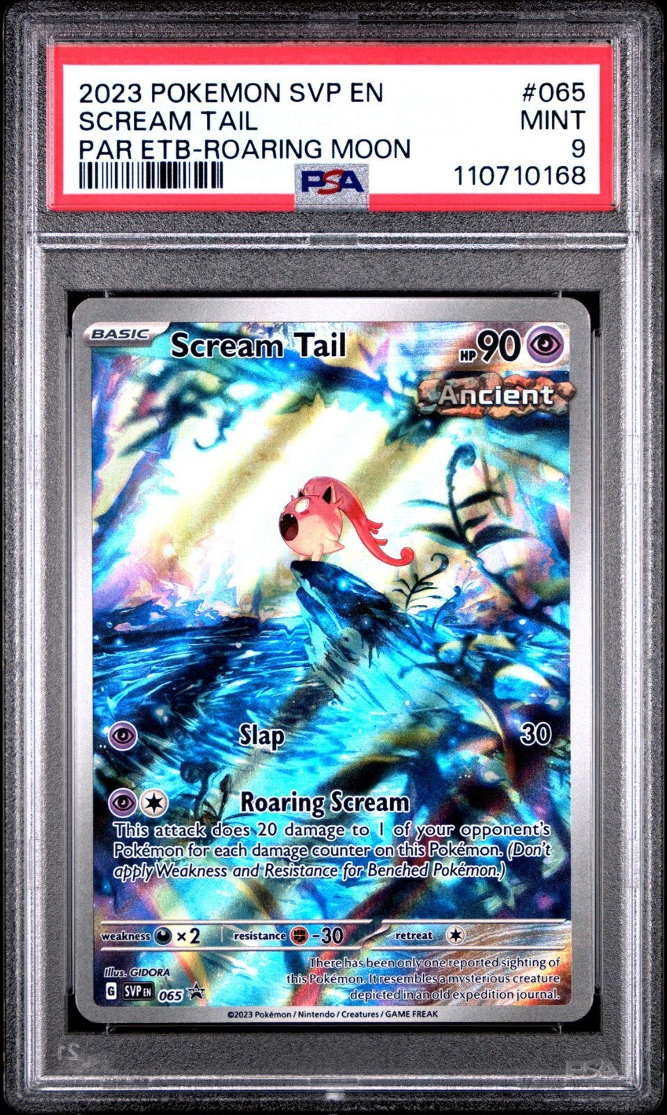 Scream Tail 065 Sv: Scarlet & Violet Promo Cards Holo PSA 9