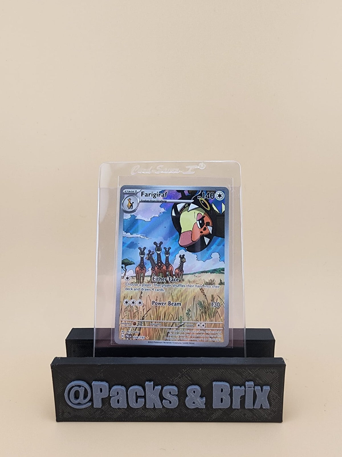Farigiraf 228/193 Sv02: Paldea Evolved Holo Near Mint (NM)