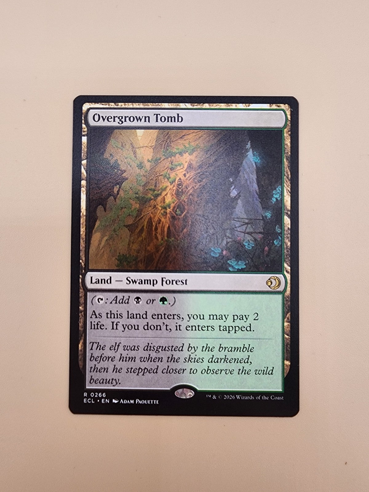 MTG ECL R Overgrown Tomb #266 NM